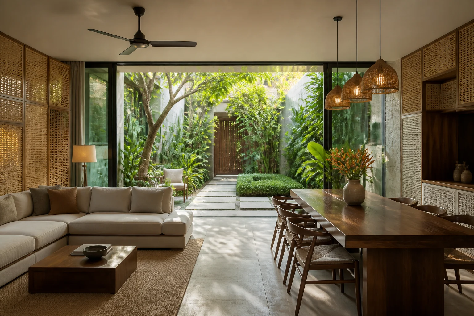 Luxury tropical courtyard residence in Da Nang